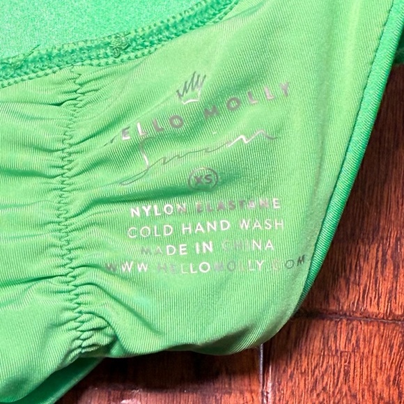 NWT HELLO MOLLY CABO SWIM BOTTOM GREEN - Picture 6 of 9
